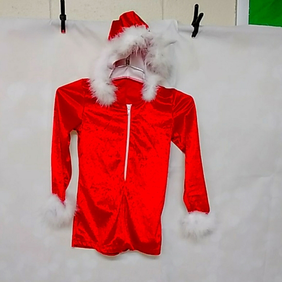 Girls Christmas jumpsuit 093 - Picture 1 of 2